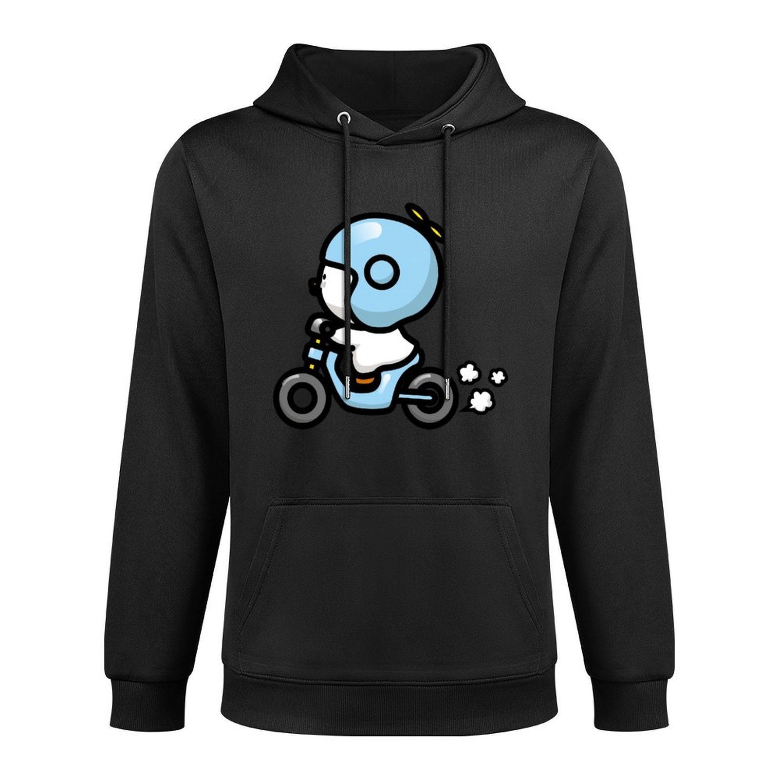 Retro Indoor Front Graphic Hoodies
